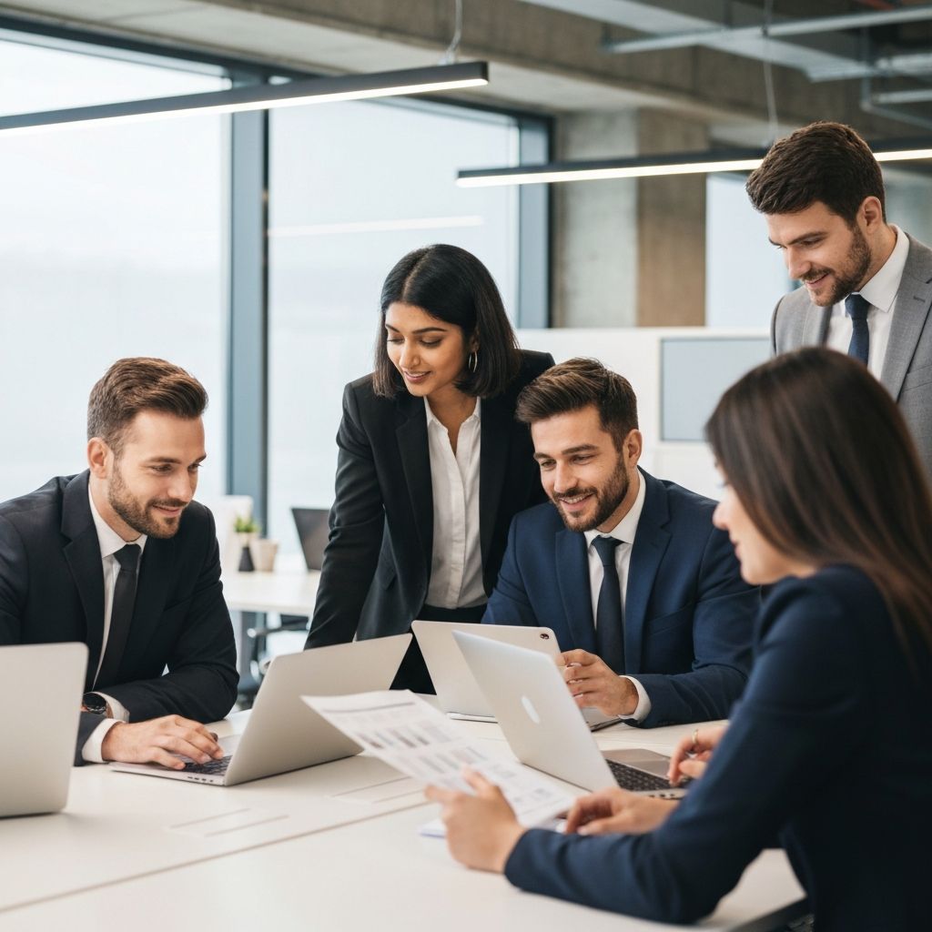 GulfHire recruitment team collaborating